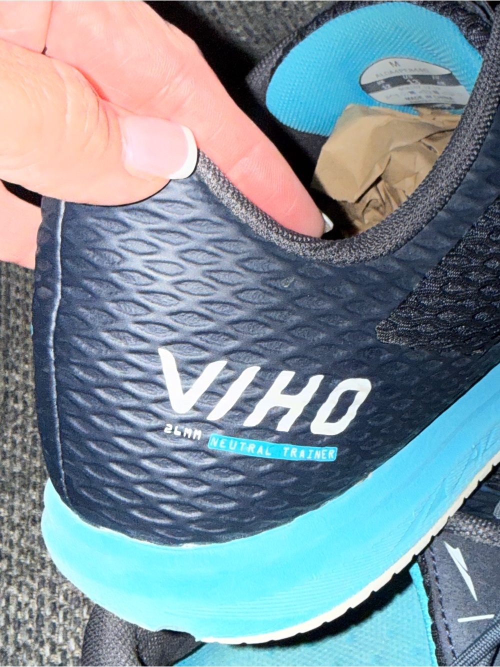 Altra VIHO Navy & Light Blue Road Running Sneakers - Picture 5 of 8